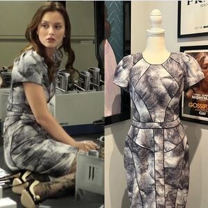 Blair Waldorf’s Bensoni Suede Printed Dress, Gossip Girl